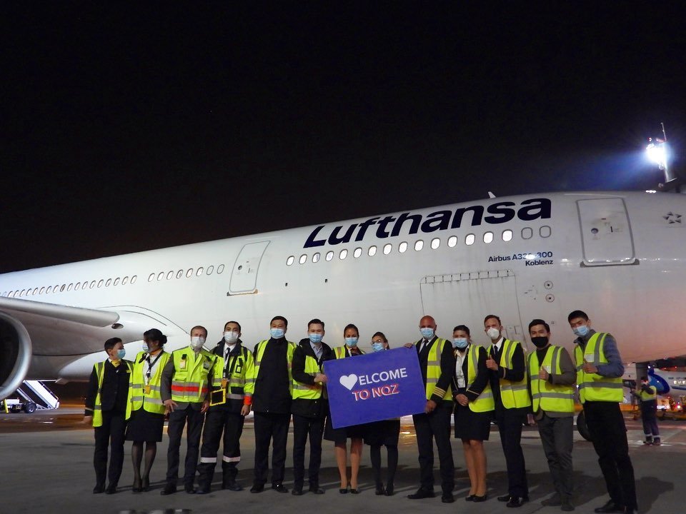 «Lufthansa» снова вернулась в Казахстан «Lufthansa» снова вернулась в Казахстан, Пресс-служба аэропорта Нур-Султана